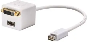 Përshtatës AV Lindy, DVI Mini - DVI-D - HDMI, i bardhë
