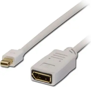 Kabllo Lindy DisplayPort Mini - DisplayPort Mini, 1.5m, e bardhë