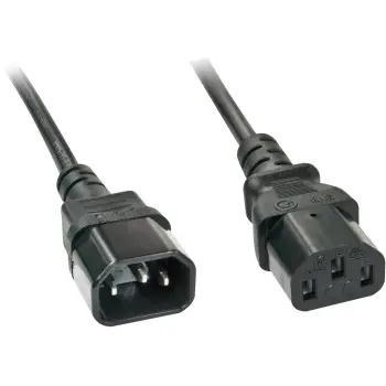 Kabllo rryme Lindy 30333, IEC 320 C14 në C13, 5m, i zi