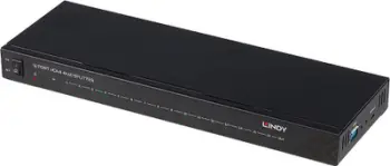 Ndarës HDMI Lindy 38161, 16 porta, 4K 60Hz, i zi