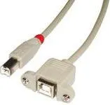 Kabllo Lindy USB-B - USB-B, 1m, e bardhë - 1