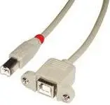 Kabllo Lindy USB-B - USB-B, 1m, e bardhë