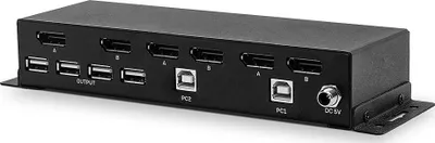 Switch KVM Lindy, 2 porta, DisplayPort 4K, USB, i zi - 3