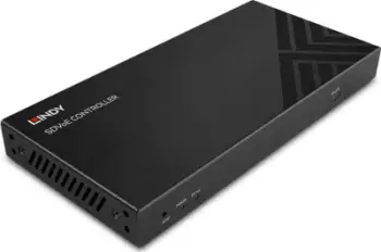 Kontroller AV mbi rrjet Lindy SDVoE Controller, deri 4K, lidhje me kabllo, i zi