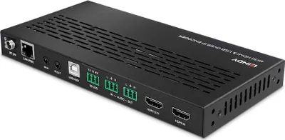 Encoder HDMI dhe USB mbi IP Lindy, 4K, RS232, i zi - 2