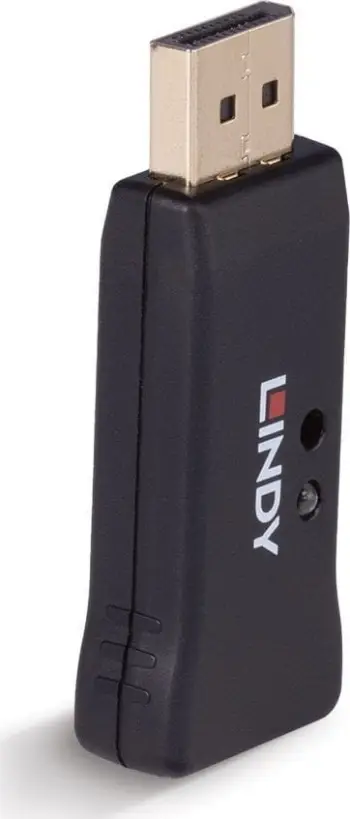 Adapter DisplayPort Lindy 1.4 EDID Emulator, USB, i zi