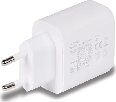 Karikues muri Lindy 73424, 30W, USB dhe USB Type C, i bardhë - 2