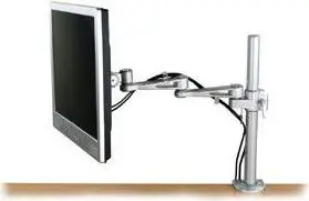 Mbajtëse tavoline Lindy Desk Mounting Bracket 40692, 450mm, tub 570mm, argjendtë