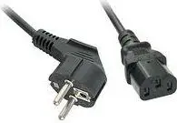 Kabllo energjie Lindy IEC-13/14, Schuko - C13, 2m, e zezë