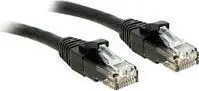 Kabllo rrjeti Lindy, 2 x RJ-45, 0,50 m, e zezë
