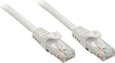 Kabllo patchcord Lindy Cat.6, U/UTP, 0.3m, e hirtë - 1