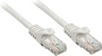 Kabllo patchcord Lindy Cat.6, U/UTP, 0.3m, e hirtë