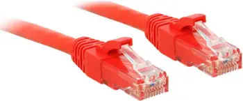 Kabllo rrjeti Lindy Patchcord, Cat.6, U/UTP, 2m, e kuqe