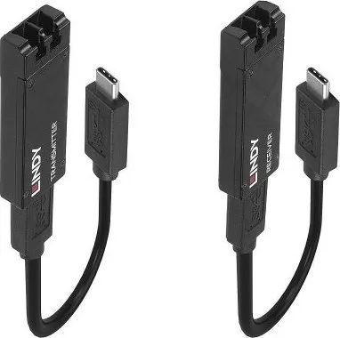 Kabllo zgjatëse USB Lindy 43312, USB 3.2 Gen 2, 100 m, e zezë - 1