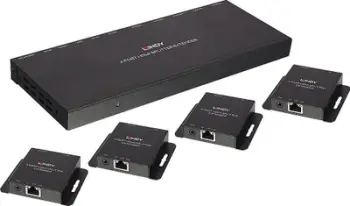 Sistem transmetimi AV Lindy I/O Extender HDMI 38155, deri 50m, CAT6, i zi
