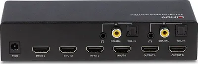 Matriks video switch Lindy 38084, 4x2, 4K, i zi - 2