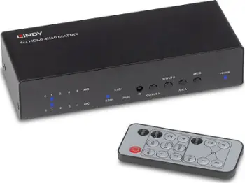 Matriks video switch Lindy 38084, 4x2, 4K, i zi