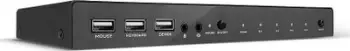 Switch KVM Lindy 32810, 2 porta, HDMI 4K, metalik