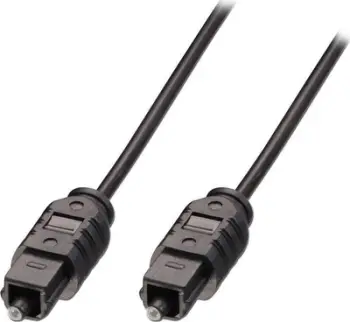 Kabllo Lindy Toslink - Toslink, 1m, e zezë