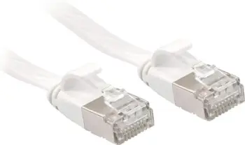 Kabllo rrjeti Lindy Patchcord Cat.6A, U/FTP, flat 2m, gri