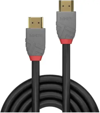 Kabëll HDMI Lindy Anthra Line HDMI/HDMI, 2m, 2.1, i zi