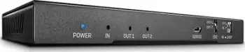 Splitter video HDMI Lindy 38230, 1 në 2 porta HDMI, 4K, i zi