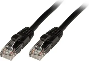 Kabllo patchcord Lindy (48079), CAT6, U / UTP, 3 m, e zezë