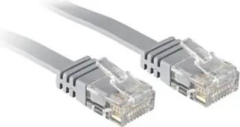 Kabllo rrjeti Lindy, 2 x RJ-45, U/UTP, 2 m, e hirtë