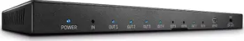 Splitter video HDMI Lindy 38237, 1 në 8, 4K, i zi