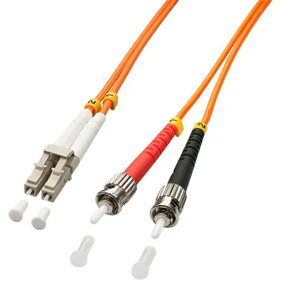 Kabllo me fije optike Lindy Patchcord LC/ST OM2, 2m, 50/125Ám, Multimode (46491) - 1