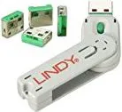 Kapak mbrojtës për USB Lindy + Key, 4 copë - 1