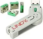 Kapak mbrojtës për USB Lindy + Key, 4 copë