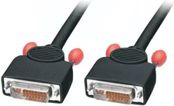 Kabllo Lindy DVI-I në DVI-I, 20m, e zezë