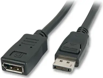 Kabllo Lindy DisplayPort - DisplayPort, 2m, e zezë