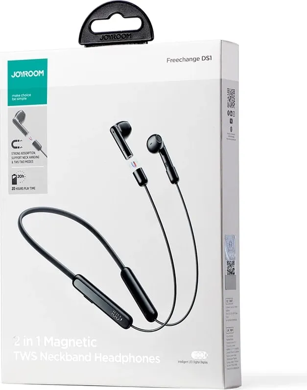 Kufje wireless me qafore Joyroom JR-DS1, Bluetooth 5.3, e zezë - 8