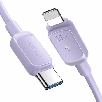 Kabllo USB Joyroom S-CL020A14, USB C në Lightning, 1.2m, e bardhë