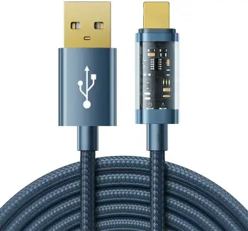 Kabllo USB Joyroom S-UL012A12, USB-A në Lightning, 1.2 m, blu