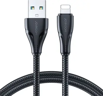 Kabllo Joyroom Surpass Series A11, USB-A në Lightning, 1.2 m, 2.4A, e zezë