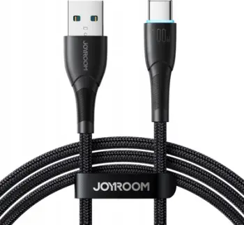 Kabllo karikimi Joyroom Starry Series SA32 AC6, USB A në USB C, 100W, 1m, e zezë