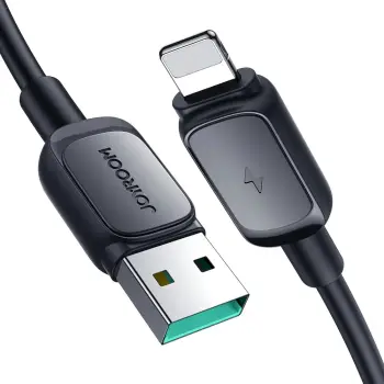 Kabllo Joyroom Multi-Color Series A14, USB-A në micro USB, 2m, 2.4A, e zezë