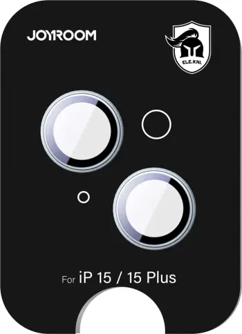 Mbrojtës xhami për kamera Joyroom JR-MFY0250 për iPhone 15/15 Plus, Blu