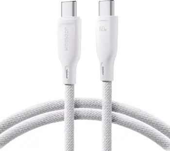 Kabllo USB-C në USB-C Joyroom Multi-Color Series S-A34, 1m, 60W, Bardhë