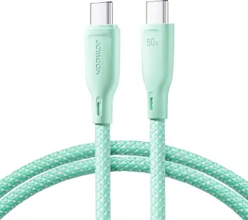 Kabllo USB-C në USB-C Joyroom Multi-Color Series S-A34, 1m, 60W, e zezë