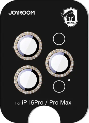 Mbrojtës xhami për lente Joyroom JR-MSJ0310, për iPhone 16 Pro/16 Pro Max, Kafe