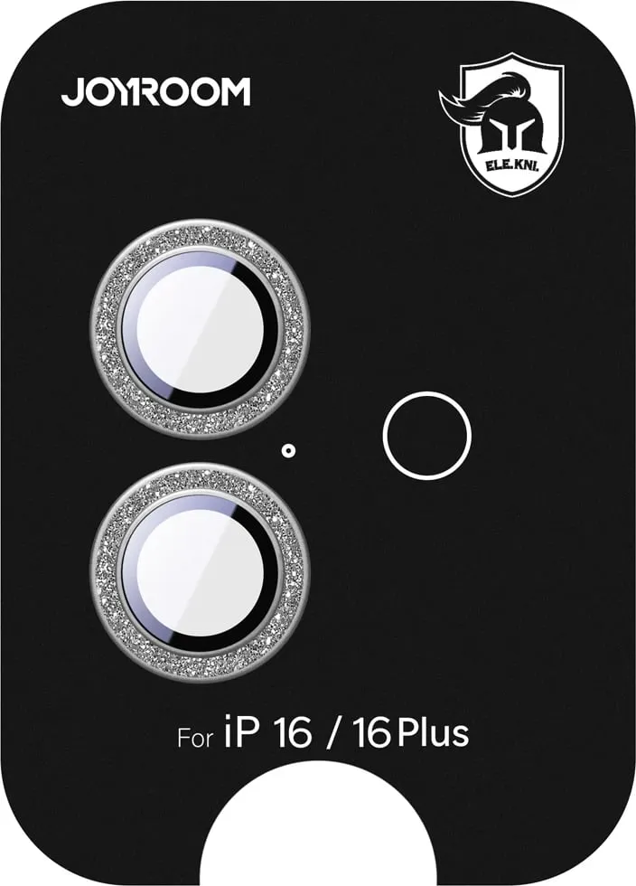Xham mbrojtës për lente Joyroom JR-MSF0299 për iPhone 16/16 Plus, argjendtë - 1