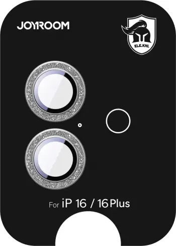 Xham mbrojtës për lente Joyroom JR-MSF0299 për iPhone 16/16 Plus, argjendtë