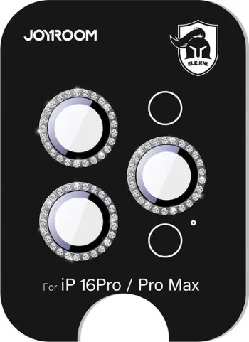 Mbrojtës xhami për kamera Joyroom JR-MSJ0307 për iPhone 16 Pro/16 Pro Max, zi