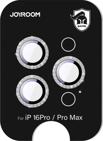 Xham mbrojtës për kamera Joyroom JR-MSJ0308 për iPhone 16 Pro/16 Pro Max, argjend