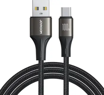 Kabllo USB Joyroom SA25 AC6, USB A në USB C, 100W, 1.2m, e zezë