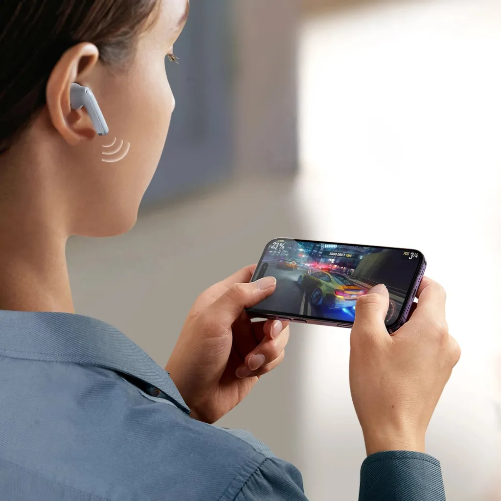 Kufje wireless Joyroom Funpods JR-FB2, Bluetooth 5.3, 35 orë bateri, blu - 11